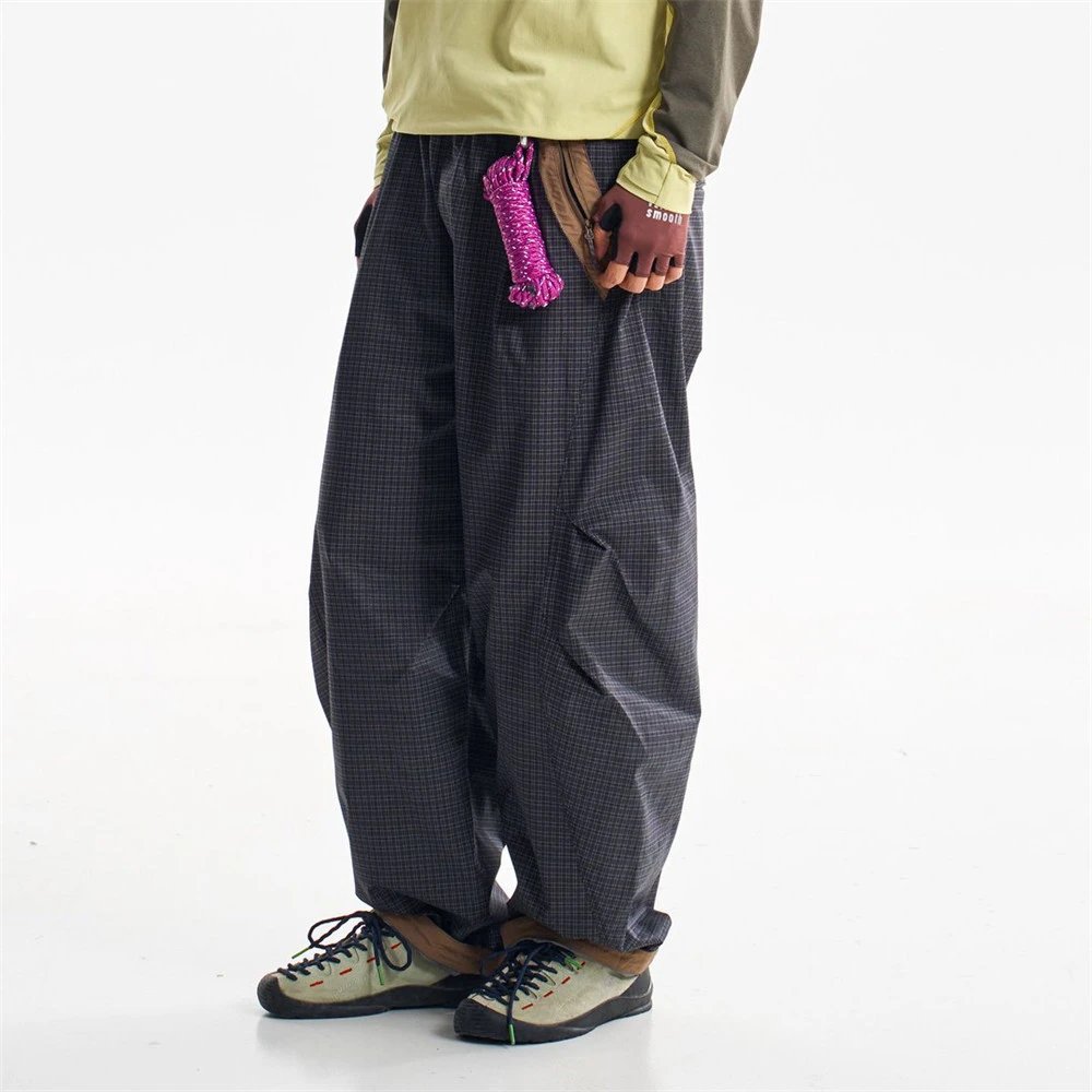 Design Utility Pants Navy with Purple Panel Accents - 12