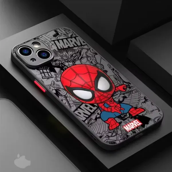 Design Marvel x Groot Cartoon Illustration Phone Case for iPhone Phone Case - 4