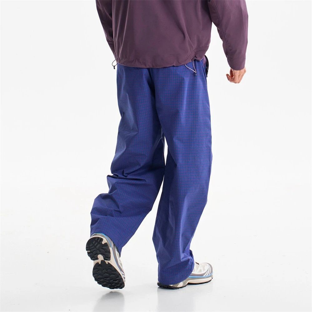 Design Utility Pants Navy with Purple Panel Accents - 23