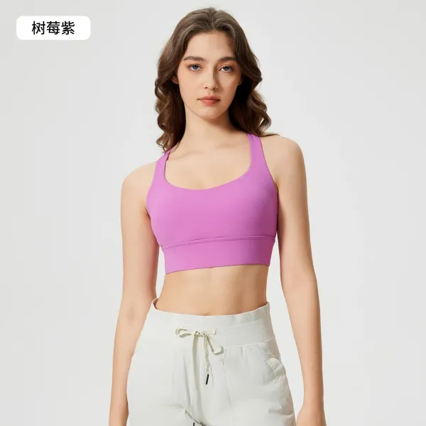 Design Sports Bra Treeberry Purple Activewear - 1