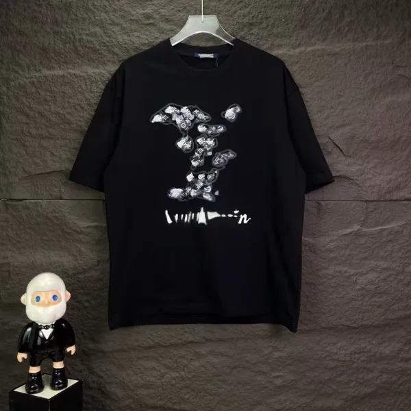 Louis Vuitton Monogram Cloud T-Shirt Black - 5