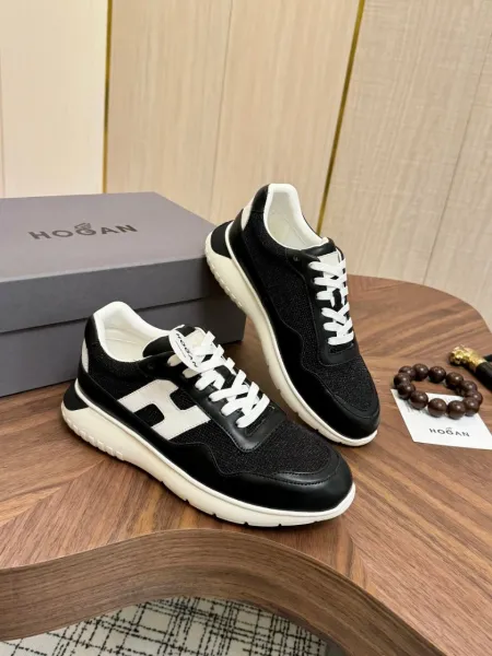 Hogan H222 Sneakers Black Silver Yellow Sneakers - 4