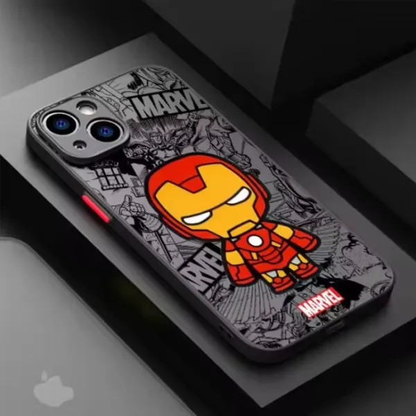 Design Marvel x Groot Cartoon Illustration Phone Case for iPhone Phone Case - 7