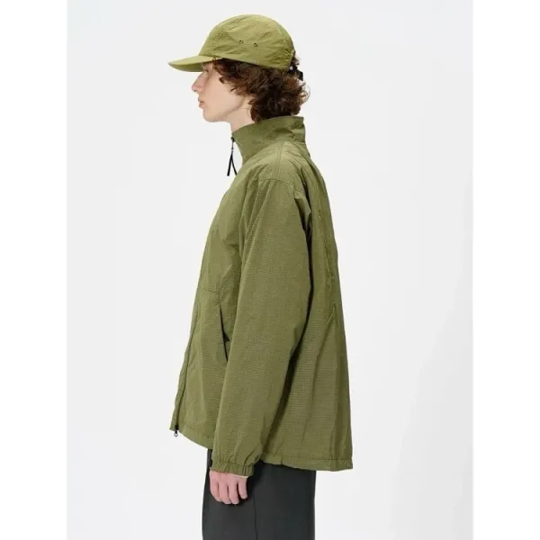 Design Goldwin Grid Tech Windbreaker Gray Jacket Outerwear.windbreaker - 10