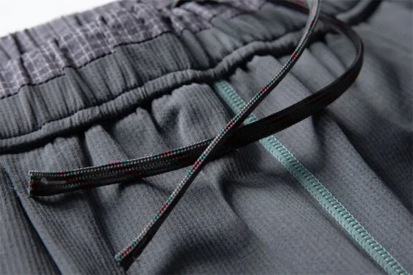 Design Baggy Cargo Pants Purple with Reflective Stitching - 38