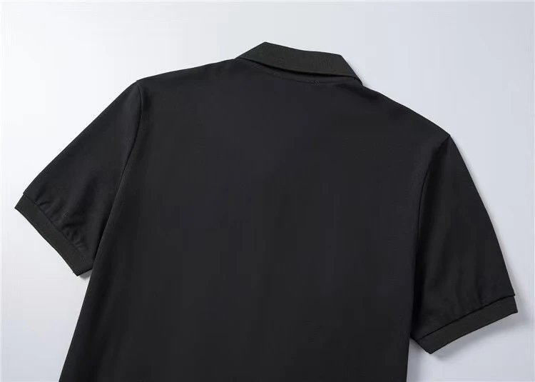 Versace Medusa Collar Polo Black Polo Shirt - 4