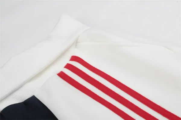 Adidas Originals Star-Striped Split Shorts Navy and White - 8