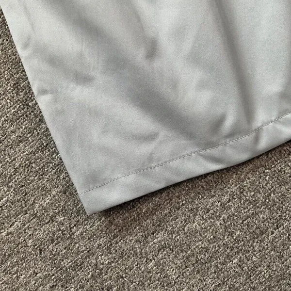 Design Mesh Panel Track Shorts Gray with Yellow and Black Stripe - 25