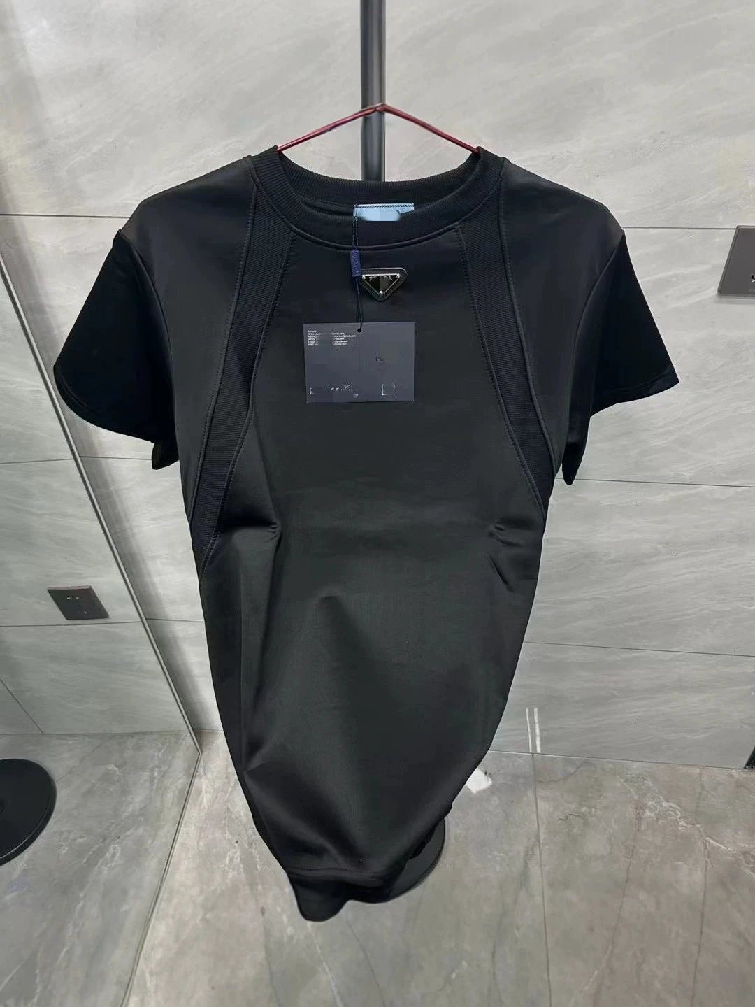 Prada Re-Nylon T-Shirt Black - 10