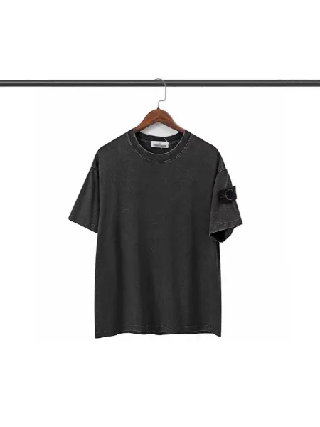 Stone Island Purple Garment-Dyed T-Shirt - 10