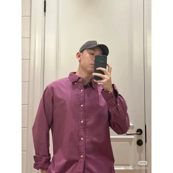 Polo Ralph Lauren Classic Fit Oxford Shirt Navy - 7