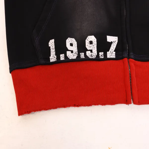 Design Valley 14 Ey - City of Dreams Black Purple Red Hoodie - 3