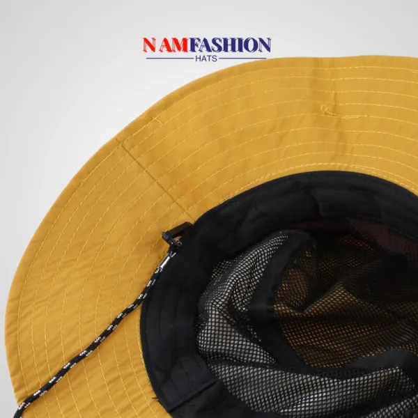 Design N AM Fashion Patchwork Bucket Hat Army Green Hats - 11