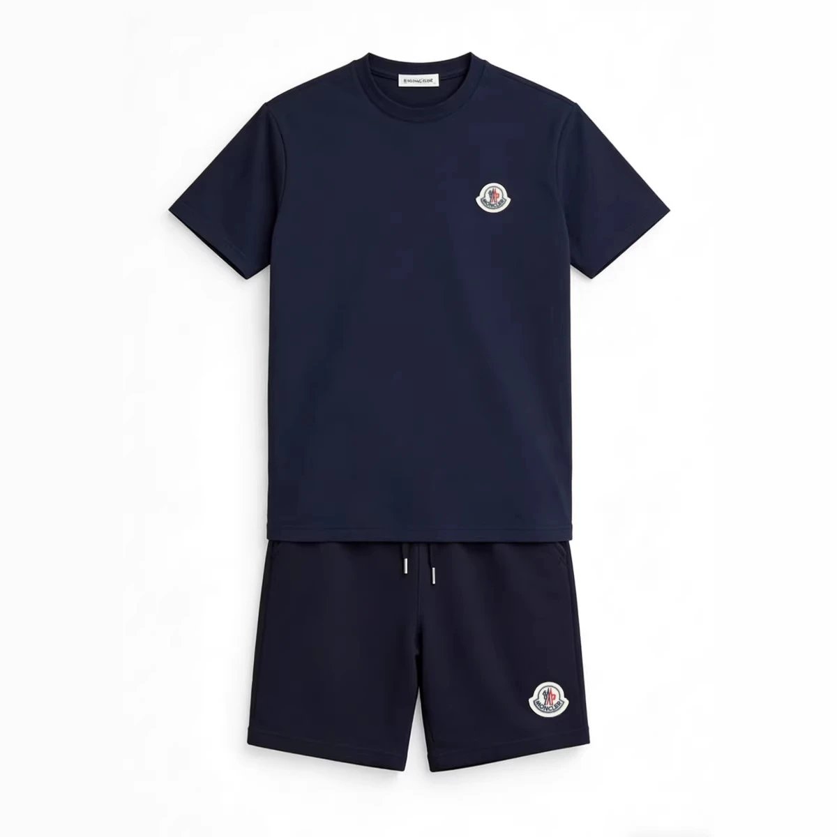Moncler Logo Black Cotton休闲 Set