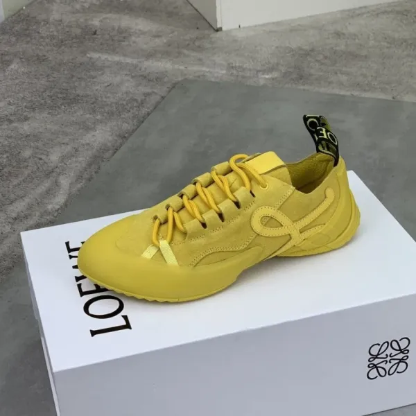 Loewe Puzzle Sneaker Yellow Suede Sneakers Chunky Sneakers - 1