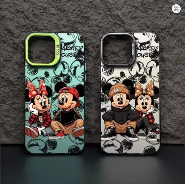 Design Disney Mickey and Minnie Streetwear Graphic Phone Case - 4