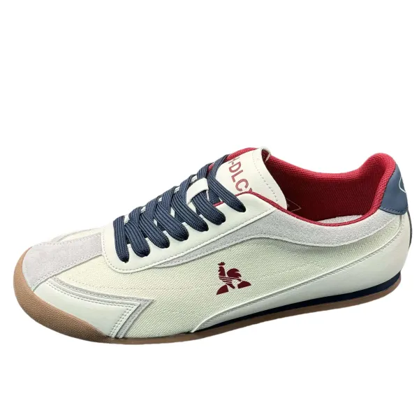 Le Coq Sportif Tennis Classic White Navy Red Sneakers - 9