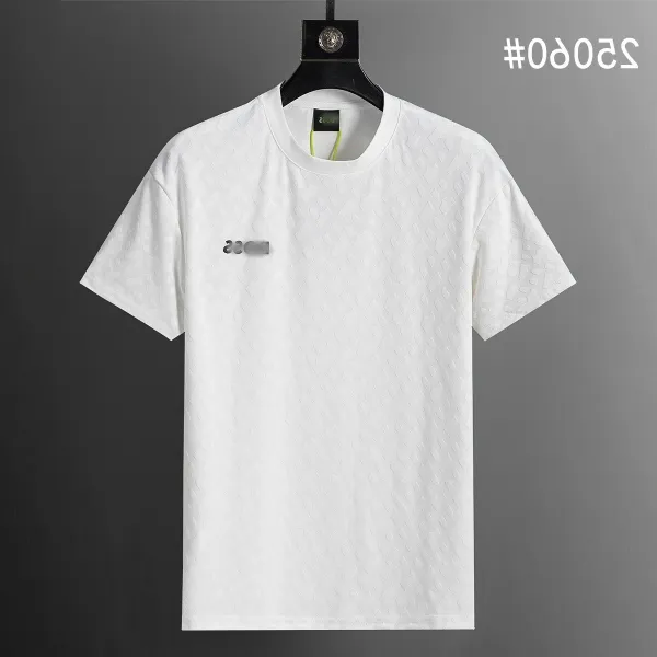 Design Textured Logo T-Shirt White - 1