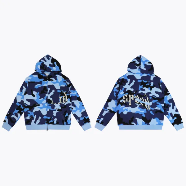 Design Camo Print Graphic Sweatpants Multicolor - 20