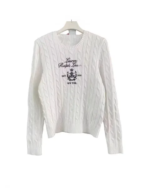 Ralph Lauren Cable Knit Sweater Navy - 7