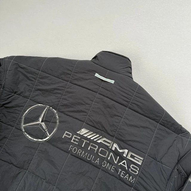 Design Mercedes-AMG Petronas Formula One Team Racing Jacket Black Outerwear Jacket - 24
