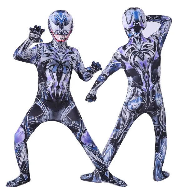 Design Spider-Man Iron Spider Suit Red Full-Body Costume Clothing - 12