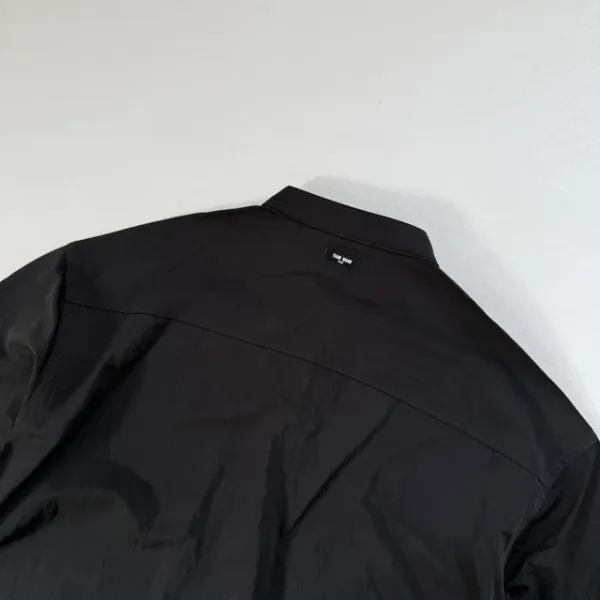 Design Black Mandarin Collar Shirt - 22