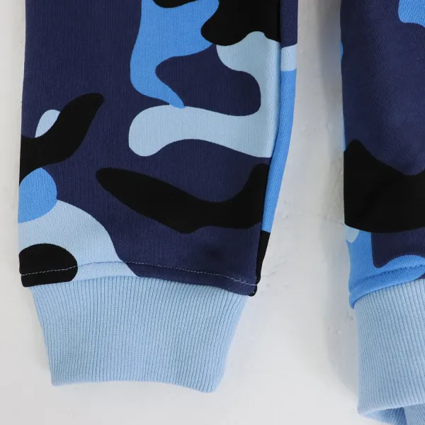 Design Camo Print Graphic Sweatpants Multicolor - 3