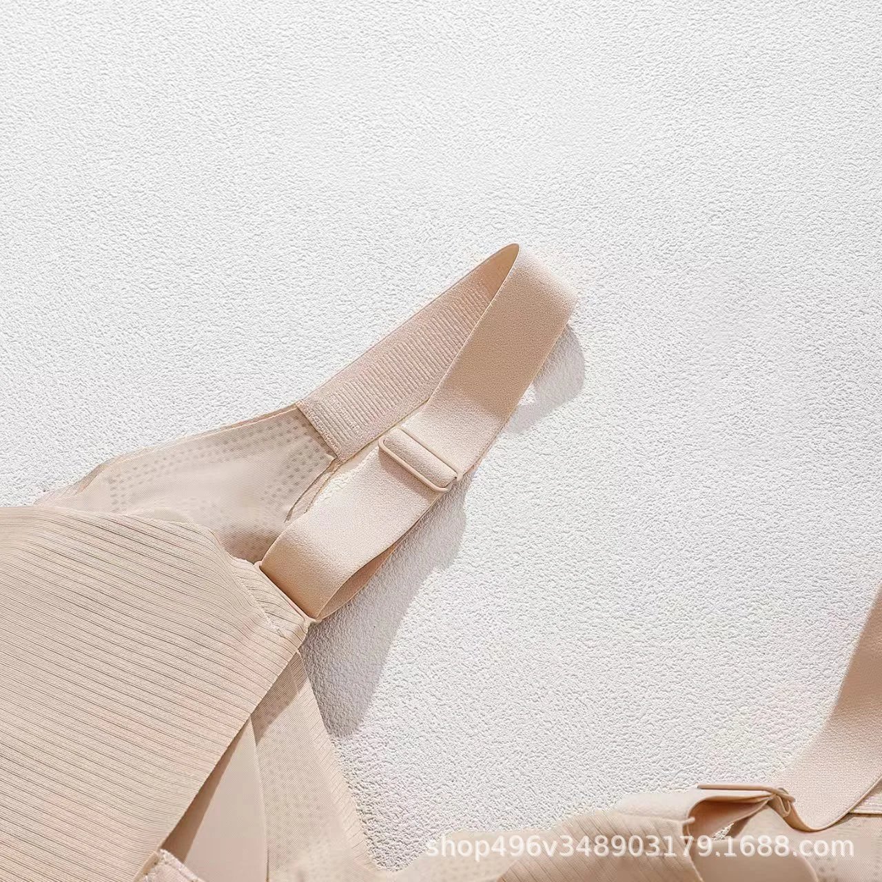 Design Seamless Ribbed Nude Wireless Bralette Underwear - 23