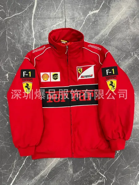 Scuderia Ferrari F-1 Team Jacket Red Outerwear - 1