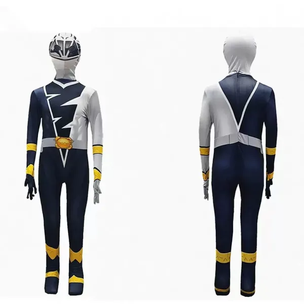Design Power Rangers Dino Charge Red Ranger Cosplay Suit Red Clothing - 4