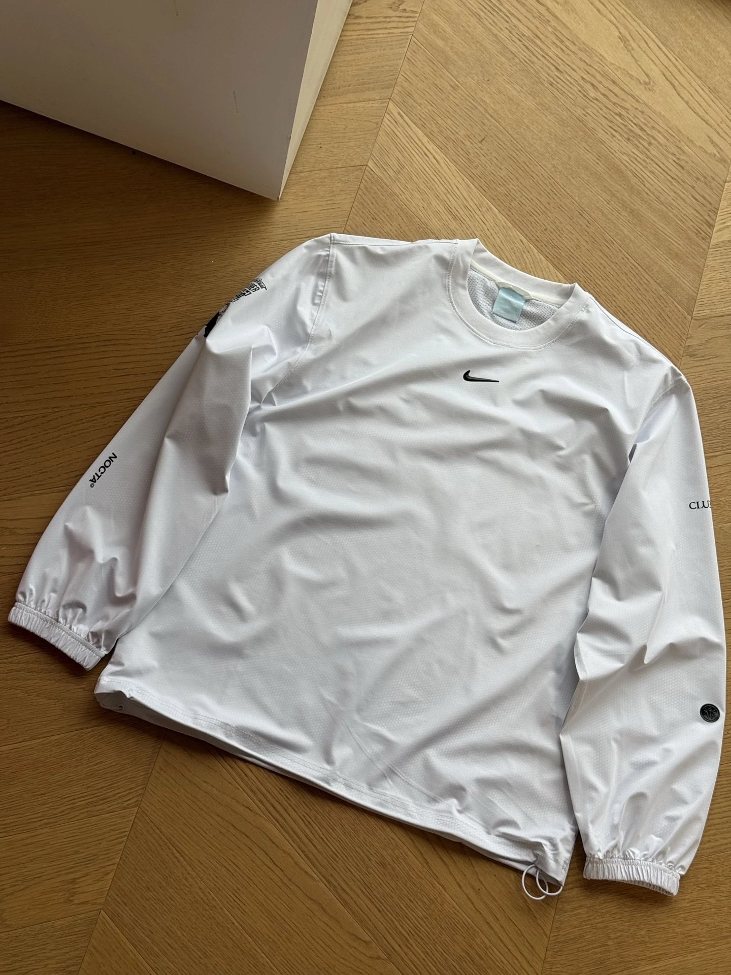 Nike NOCTA Windbreaker White Activewear Top