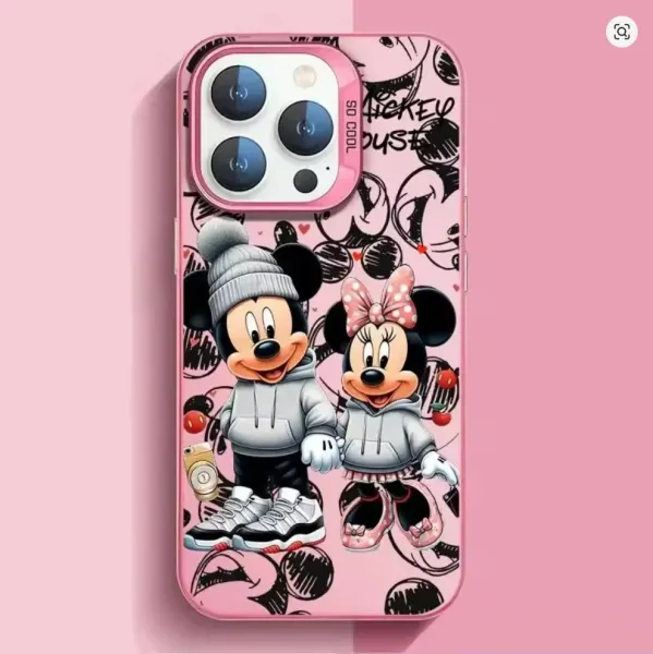 Design Disney Mickey and Minnie Streetwear Graphic Phone Case - 8