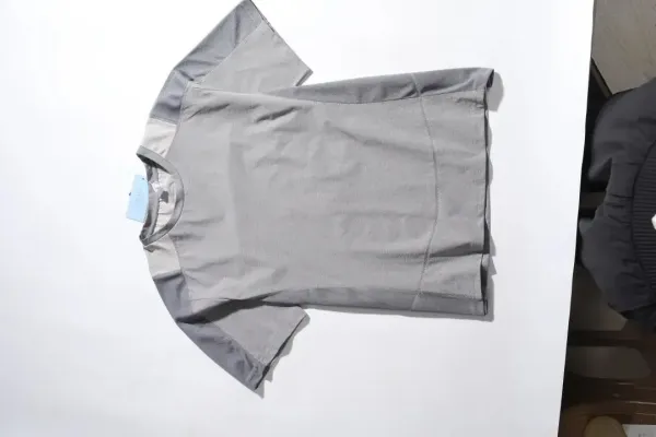 Design Performance Mesh Panel T-Shirt Gray - 1