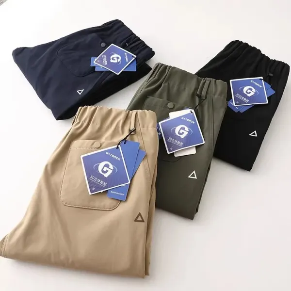 Design Clothing Warehouse Outdoor Navy Pants - 12
