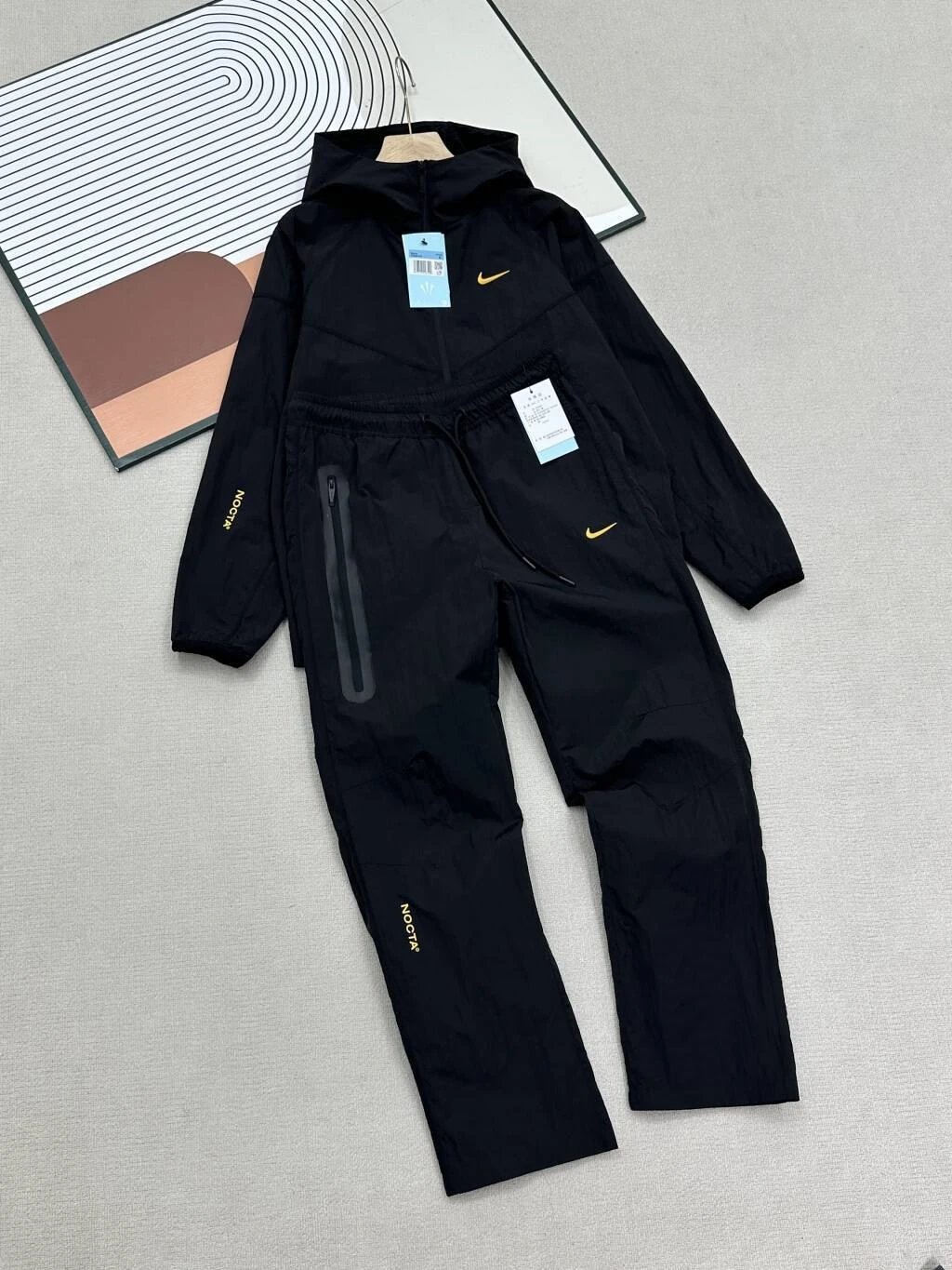 NOCTA x Nike Windrunner Hooded Jacket and Pants Set Black