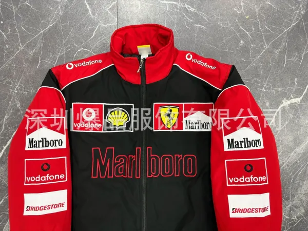 Design McLaren Mercedes-Benz F1 Team Inspired Racing Jacket Multicolor Outerwear - 12