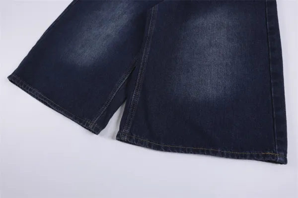 Rhude Denim Shorts Navy with Embroidered Logo - 10