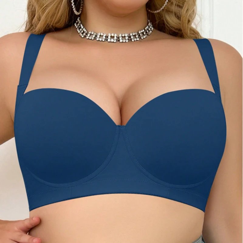 Design Push-Up Bra Black Seamless Underwire-Free Bra Underwear - 5