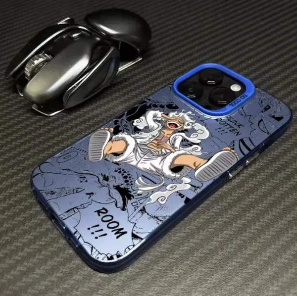 Design One Piece Luffy Manga Art Purple Phone Case - 10