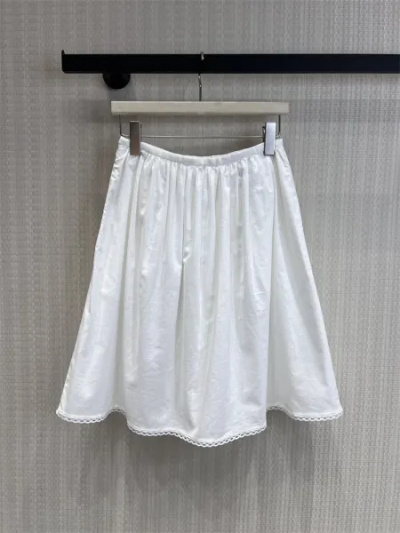 Design Ruffled Pocket Shorts White - 15