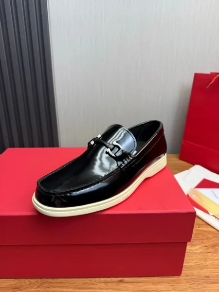 Hogan HXM281 White Suede Loafer - 18