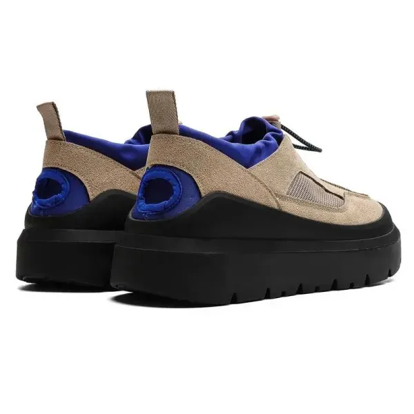 Design Chunky Platform Slip-On Sneakers Orange Beige - 4
