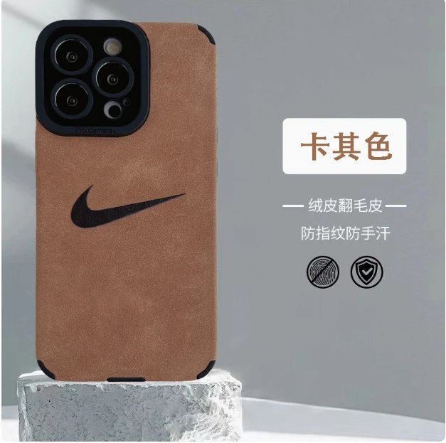Nike Swoosh Faux Suede Phone Case