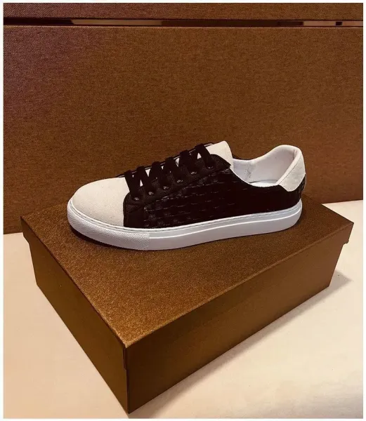 Bottega Veneta Intrecciato Leather Sneakers White and Black - 6