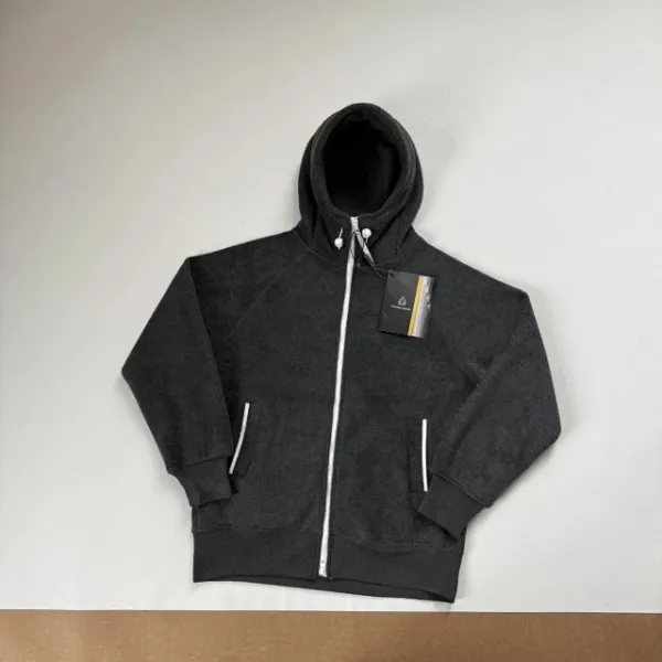 Design Fleece Zip-Up Hoodie Black - 18