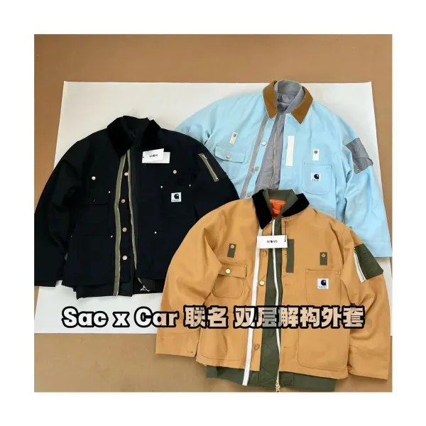Carhartt Work In Progress Carhartt WIP Chore Coat Beige Outerwear - 5