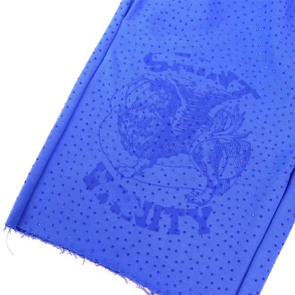 Design Perforated Mesh Shorts Blue - 18