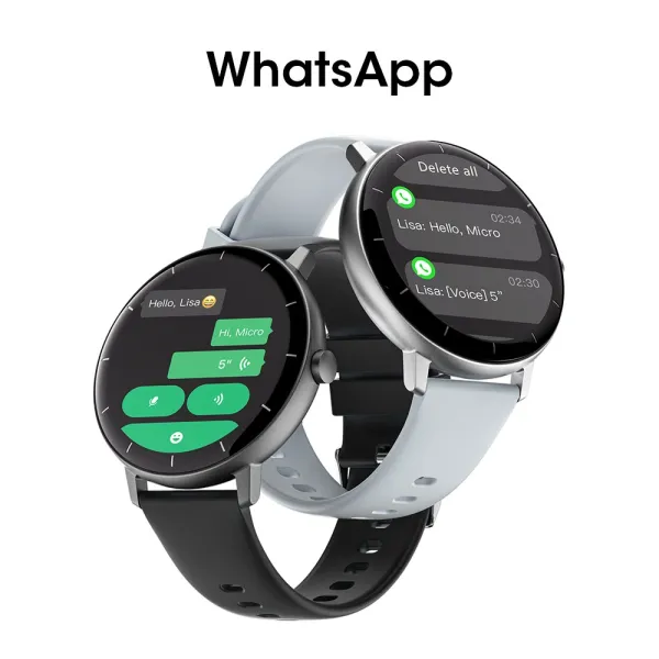 Design Smartwatch Black Fitness Tracker - 21