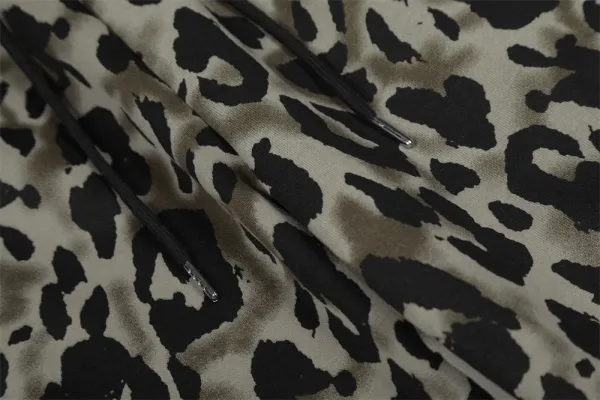 Balenciaga Leopard Print Wide-Leg Track Pants Multicolor - 13